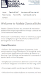 Mobile Screenshot of paideiaclassicalschool.com